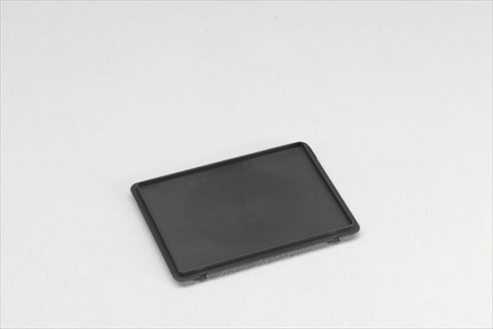Tapa de gancho 400x300 mm, E-line, gris oscuro