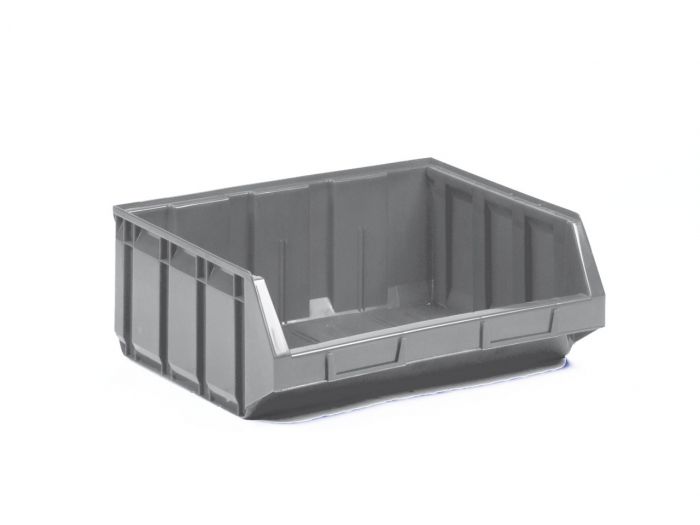 Caja con abertura frontal 23,0 L 345/300x406x164 mm gris