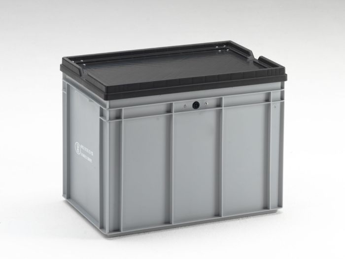 Caja homologación UN 90 L 600x400x452 mm tapa c bisagras y cierre