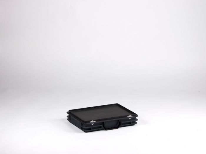 Maleta E-line 6 L apilable 400x300x80 mm ESD