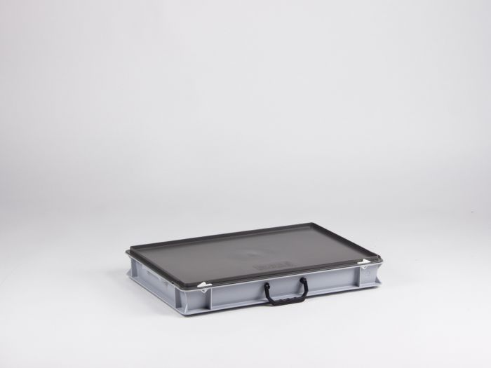 Maleta apilable 14L 600x400x90 mm gris