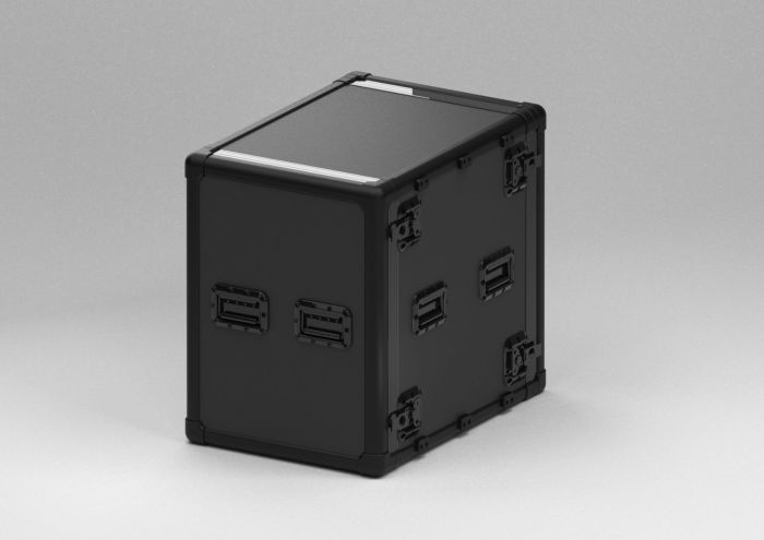 19" Maleta Exo Rack 14U, 574 x 804 x 750 mm, puerta doble