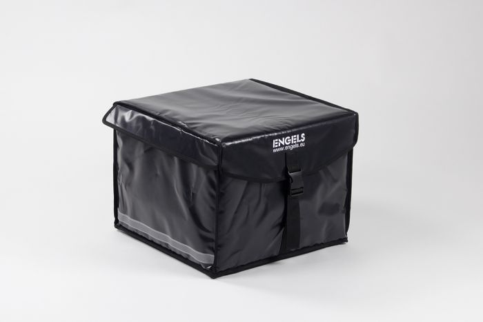 Bolsa isotérmica para pizza, 50 l. negro