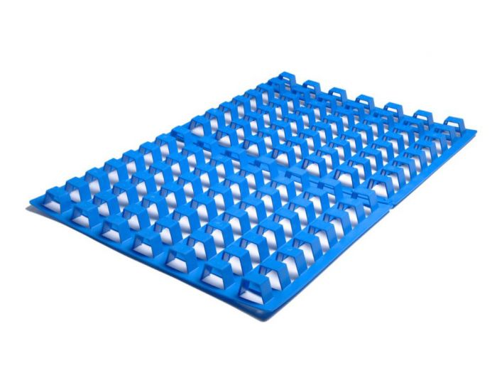Espaciador para congelador 1200x800x50 mm, HDPE, azul