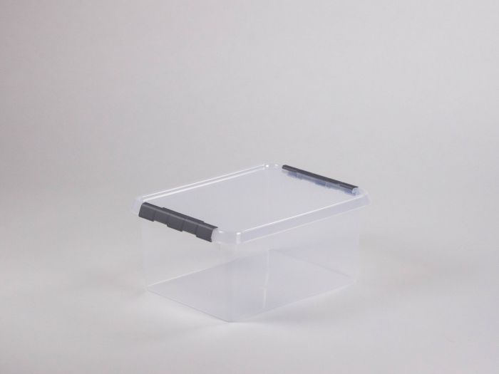 Caja de almacenage translúcido c tapa 15L