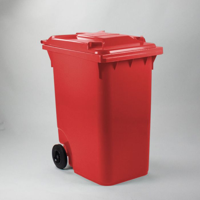 Contenedor 360 L 2 ruedas rojo