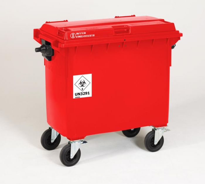 Un-gekeurde Container 660 liter