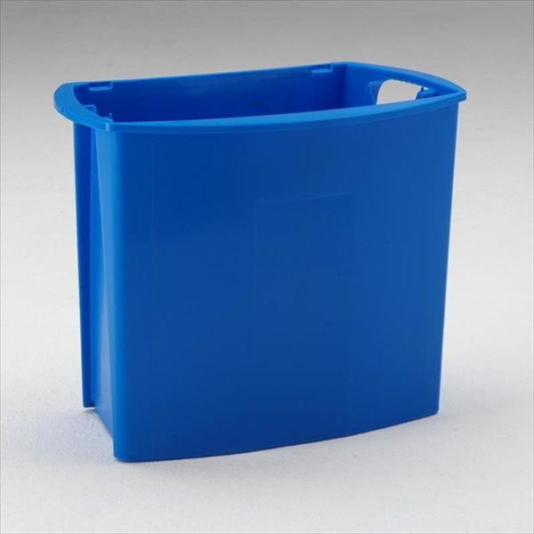 Cesta 32 L 490x300x385 mm paredes cerradas sin abertura azul