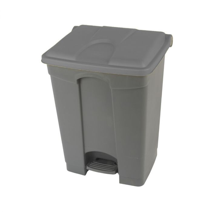 Contenedor com pedal 70 L 500x410x670 gris c tapa gris