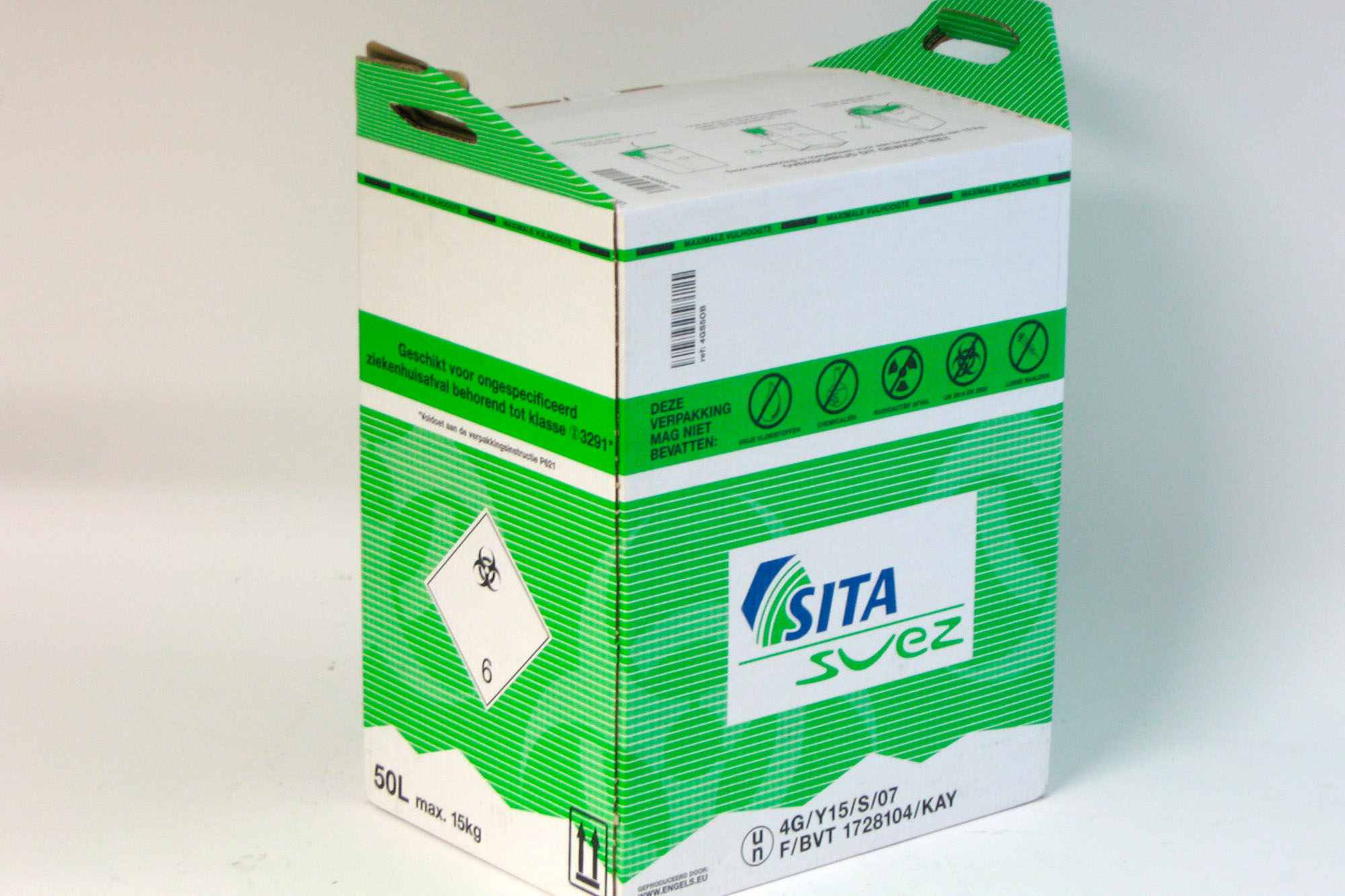 Contentores para lixo específico de hospital (SZA)