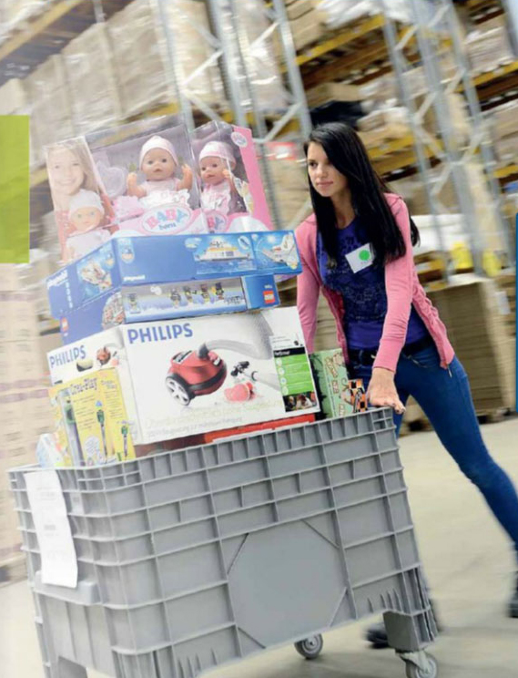 Cajas de gran volumen con ruedas Cajas de gran volumen con ruedas