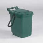 Cubo de basura, 400x320x405mm, 23 Litros, con mango de plástico, verde